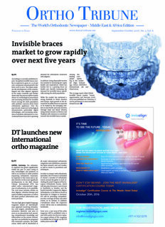 Ortho Tribune Middle East & Africa No. 3, 2016