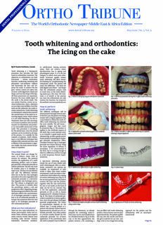 Ortho Tribune Middle East & Africa No. 3, 2019